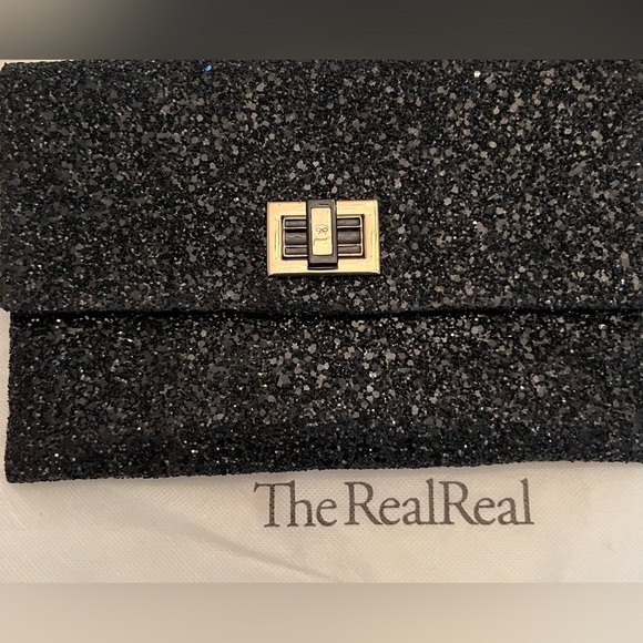 PRICE DROP today only Anya Hindmarch gorgeous suede & leather clutch 💕